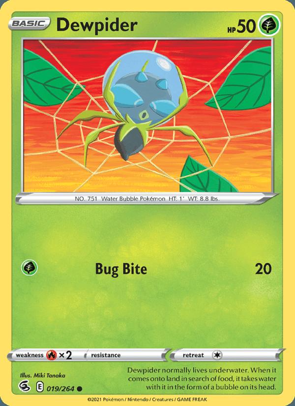 Dewpider - Fusion Strike (Common) [FST-019] Immagine principale del prodotto
