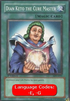 Dian Keto the Cure Master (V.1 - Common) - Starter Deck: Yugi (Common) [SDY-021] Imagen principal del producto