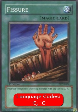 Fissure (V.1 - Common) - Starter Deck: Yugi (Common) [SDY-024] Main image