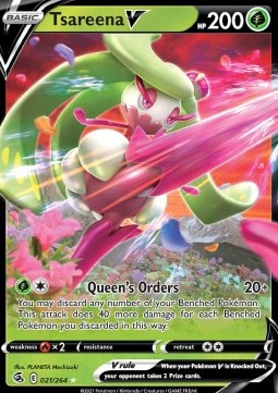 Tsareena V - Fusion Strike (Ultra Rare) [FST-021] Hover Image