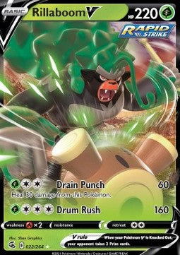 Rillaboom V - Fusion Strike (Ultra Rare) [FST-022] Hover Image