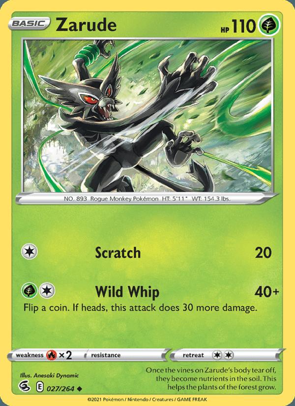 Zarude - Fusion Strike (Uncommon) [FST-027] Imagen principal del producto