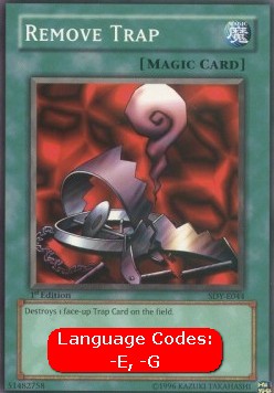 Remove Trap (V.1 - Common) - Starter Deck: Yugi (Common) [SDY-044] Main image