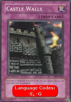 Castle Walls (V.1 - Common) - Starter Deck: Yugi (Common) [SDY-045] Imagen principal del producto