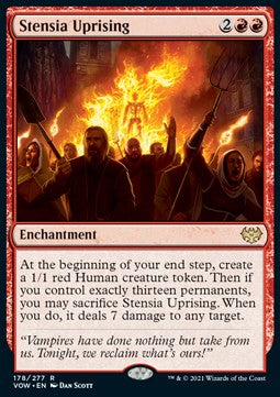 Stensia Uprising - Innistrad: Crimson Vow (Rare) [VOW-178] Imagen principal del producto