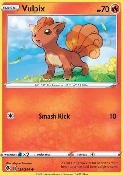 Vulpix - Fusion Strike (Common) [FST-029] Hover Image