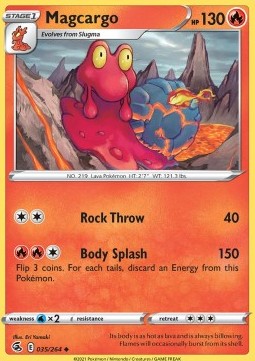 Magcargo - Fusion Strike (Uncommon) [FST-035] Hover Image