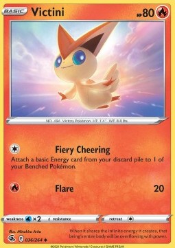 Victini - Fusion Strike (Uncommon) [FST-036] Hover Image
