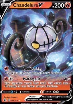 Chandelure V - Fusion Strike (Ultra Rare) [FST-039] Hover Image