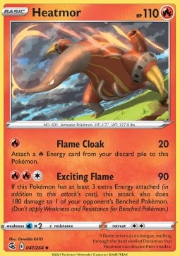 Heatmor - Fusion Strike (Uncommon) [FST-041] Imagen principal del producto