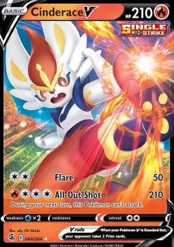 Cinderace V - Fusion Strike (Ultra Rare) [FST-044] Hover Image