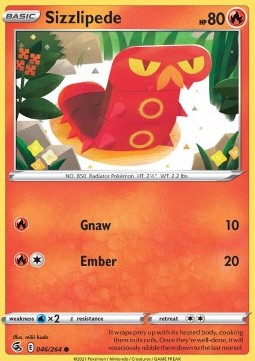 Sizzlipede - Fusion Strike (Common) [FST-046] Hover Image