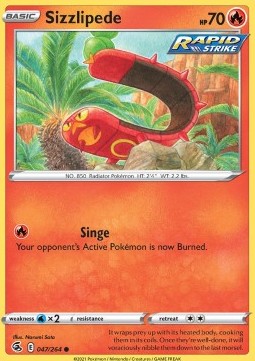 Sizzlipede - Fusion Strike (Common) [FST-047] Imagen principal del producto