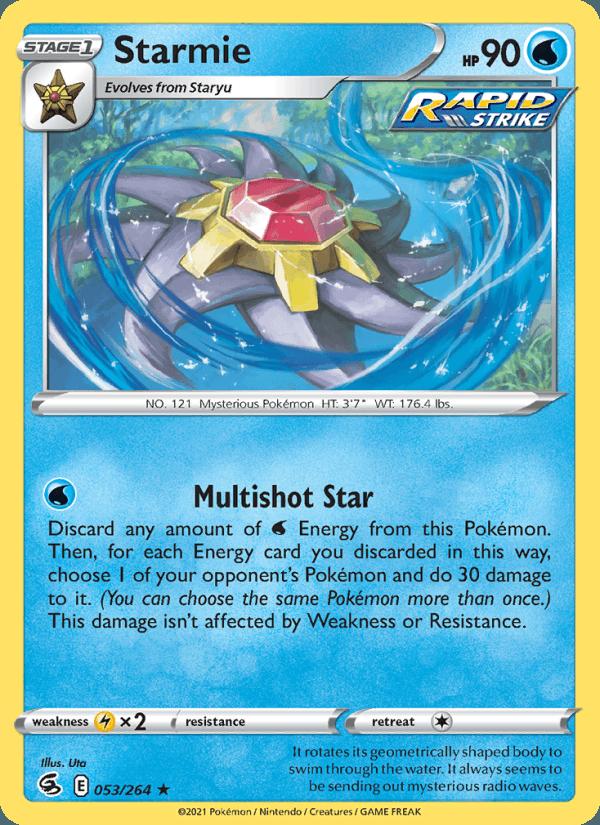 Starmie - Fusion Strike (Holo Rare) [FST-053] Hoofdafbeelding