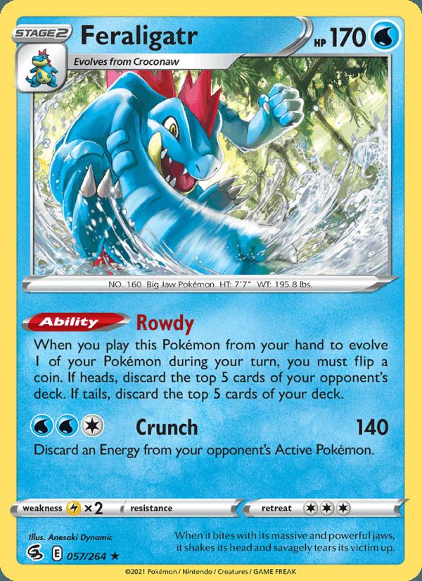Feraligatr - Fusion Strike (Holo Rare) [FST-057] Hoofdafbeelding