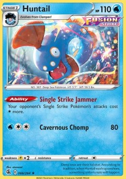 Huntail - Fusion Strike (Rare) [FST-066] Hover Image