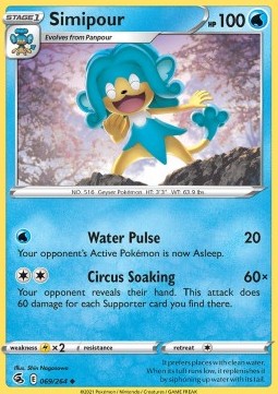 Simipour - Fusion Strike (Uncommon) [FST-069] Imagen principal del producto