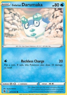 Galarian Darumaka - Fusion Strike (Common) [FST-071] Hover Image