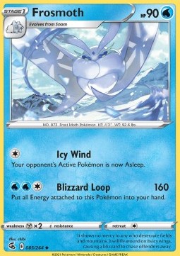 Frosmoth - Fusion Strike (Uncommon) [FST-085] Imagen principal del producto