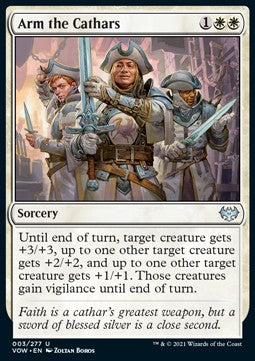 Arm the Cathars - Innistrad: Crimson Vow (Uncommon) [VOW-3]