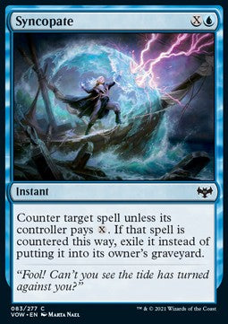 Syncopate - Innistrad: Crimson Vow (Common) [VOW-83] Imagen principal del producto