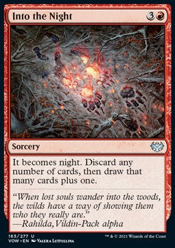 Into the Night - Innistrad: Crimson Vow (Uncommon) [VOW-163] Imagen principal del producto