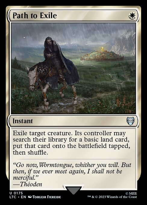 Path to Exile – Commander: The Lord of the Rings: Tales of Middle-earth (LTC-175) Magic: The Gathering card