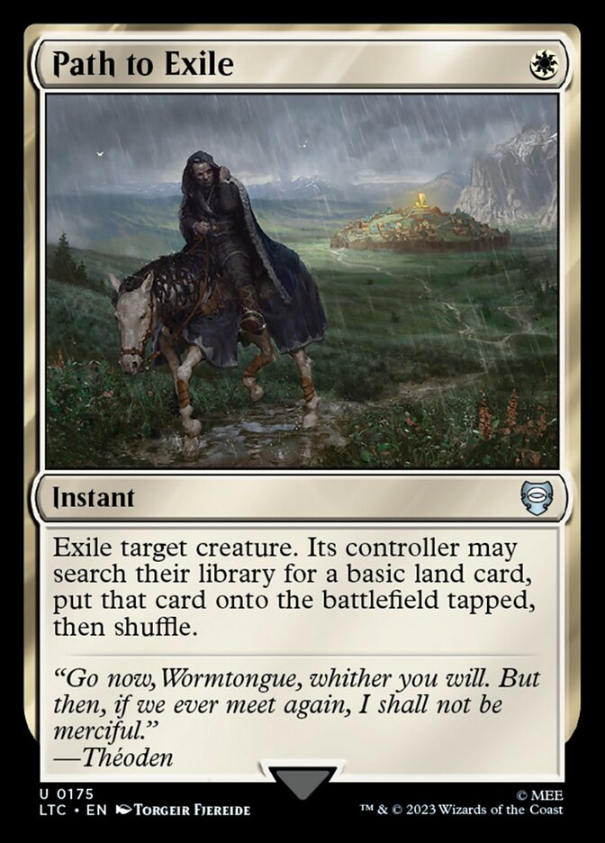 Magic-kaart Path to Exile LTC-175 uit Tales of Middle-earth Commander (Uncommon)