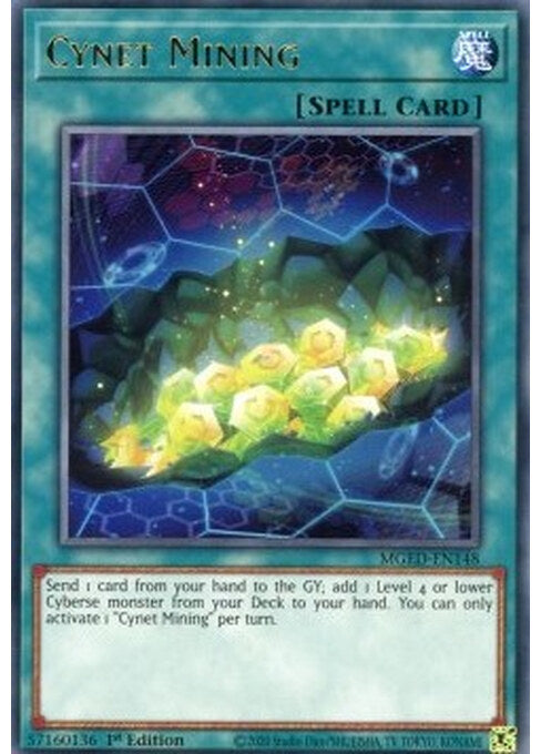 Cynet Mining — Maximum Gold: El Dorado (MGED-148) Yu-Gi-Oh! card Imagen principal del producto