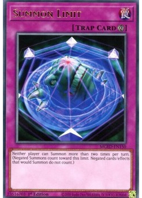 Summon Limit — Maximum Gold: El Dorado (MGED-150) Yu-Gi-Oh! card Imagen principal del producto