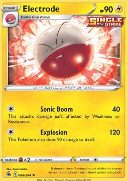 Electrode - Fusion Strike (Rare) [FST-088] Hover Image