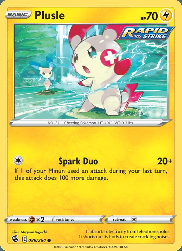 Plusle - Fusion Strike (Common) [FST-089] Imagen principal del producto