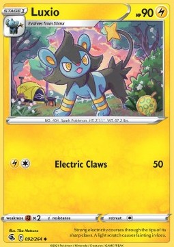Luxio - Fusion Strike (Uncommon) [FST-092] Hover Image