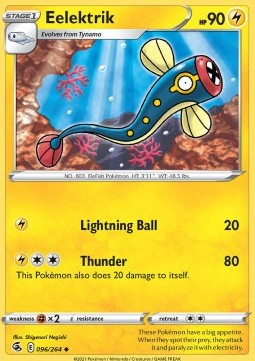 Eelektrik - Fusion Strike (Uncommon) [FST-096] Hover Image