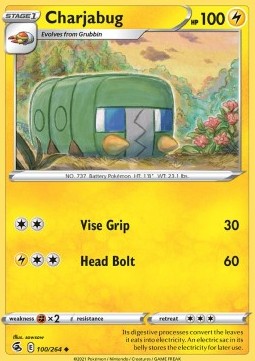 Charjabug - Fusion Strike (Uncommon) [FST-100] Main image