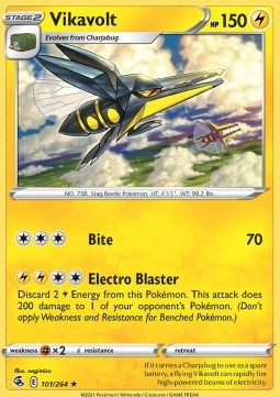 Vikavolt - Fusion Strike (Rare) [FST-101] Main image