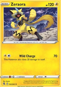 Zeraora - Fusion Strike (Rare) [FST-102]