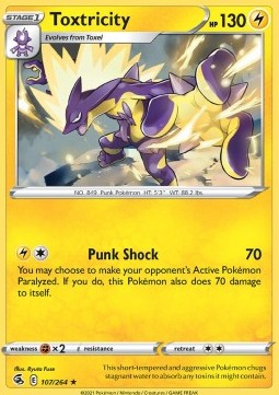 Toxtricity - Fusion Strike (Holo Rare) [FST-107] Imagen principal del producto