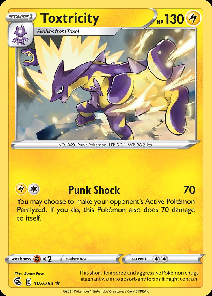 Toxtricity - Fusion Strike (Holo Rare) [FST-107] Immagine principale del prodotto