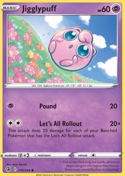 Jigglypuff - Fusion Strike (Common) [FST-110] Hover Image