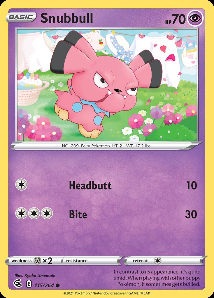 Snubbull - Fusion Strike (Common) [FST-115] Image principale du produit