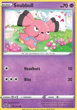 Snubbull - Fusion Strike (Common) [FST-115] Hover Image