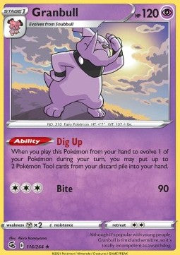 Granbull - Fusion Strike (Rare) [FST-116] Imagen principal del producto