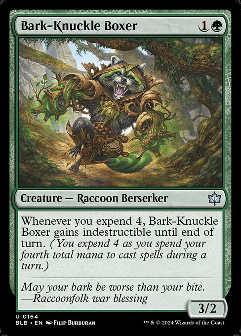 Bark-Knuckle Boxer – Bloomburrow (BLB-164) Magic: The Gathering card