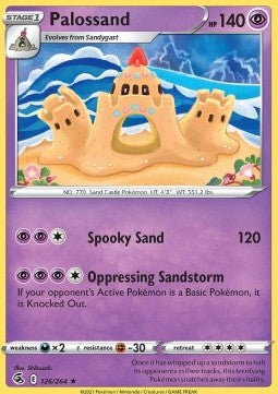 Palossand - Fusion Strike (Rare) [FST-126] Hover Image