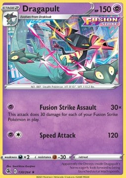 Dragapult - Fusion Strike (Holo Rare) [FST-130] Imagen principal del producto