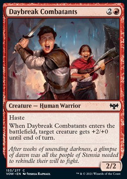 Daybreak Combatants - Innistrad: Crimson Vow (Common) [VOW-153] Imagen principal del producto