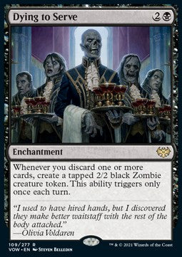 Dying to Serve - Innistrad: Crimson Vow (Rare) [VOW-109] Imagen principal del producto