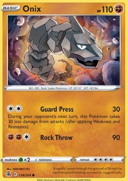 Onix - Fusion Strike (Common) [FST-138] Hover Image
