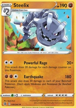 Steelix - Fusion Strike (Holo Rare) [FST-139] Hover Image